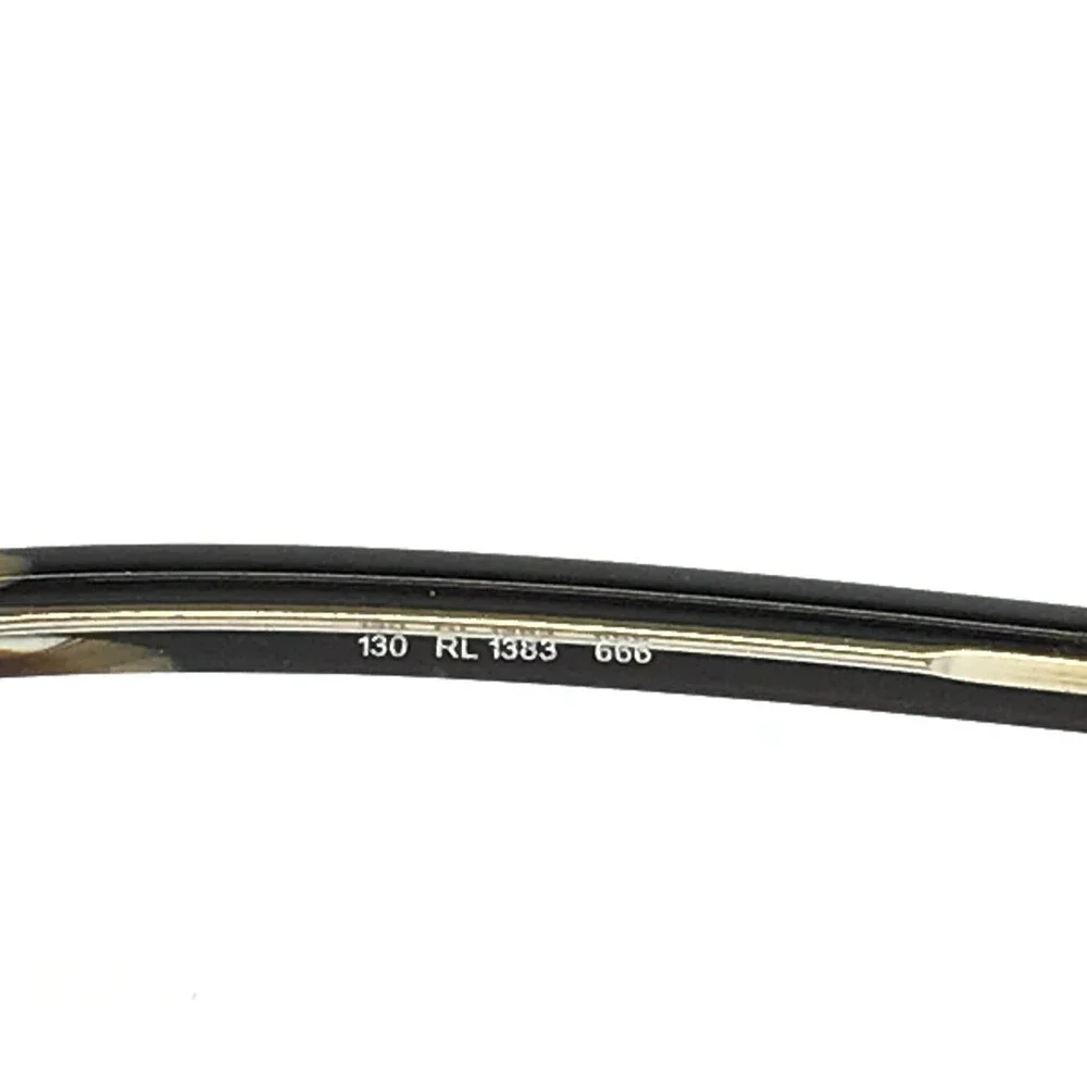 Vintage Ralph Lauren Petite Eyeglasses Frames RL1383 666 Brown Horn 47-14-130